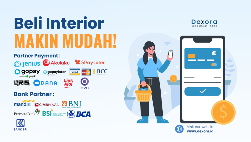 Beli Interior Kini Lebih Mudah dengan Payment Gateway Aman & Fleksibel