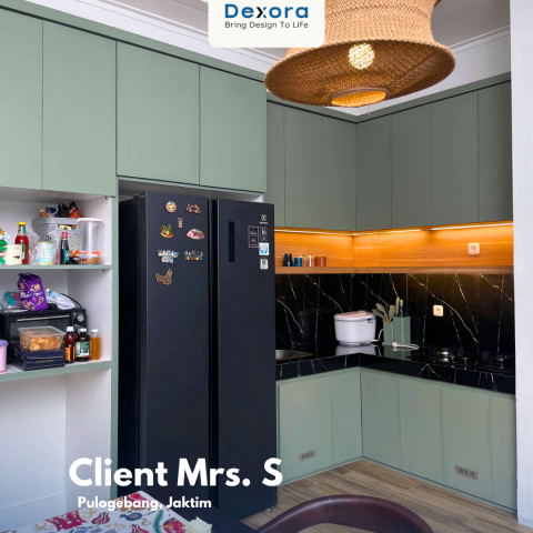 Kitchen Set Warm dan Modern